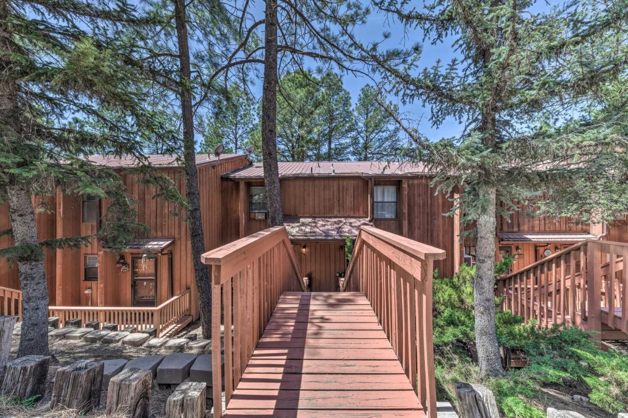 Forested Ruidoso Condo With Deck And Fireplace! Dış mekan fotoğraf