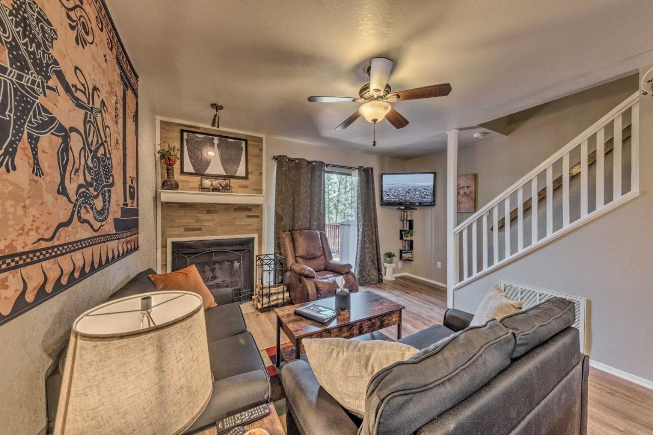 Forested Ruidoso Condo With Deck And Fireplace! Dış mekan fotoğraf