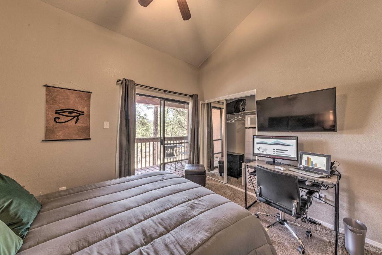 Forested Ruidoso Condo With Deck And Fireplace! Dış mekan fotoğraf