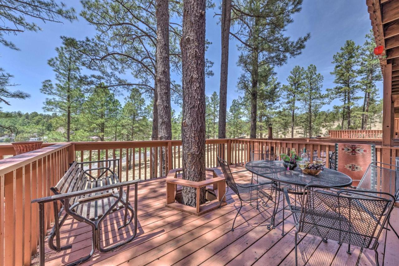 Forested Ruidoso Condo With Deck And Fireplace! Dış mekan fotoğraf