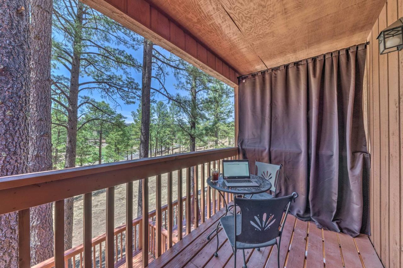 Forested Ruidoso Condo With Deck And Fireplace! Dış mekan fotoğraf